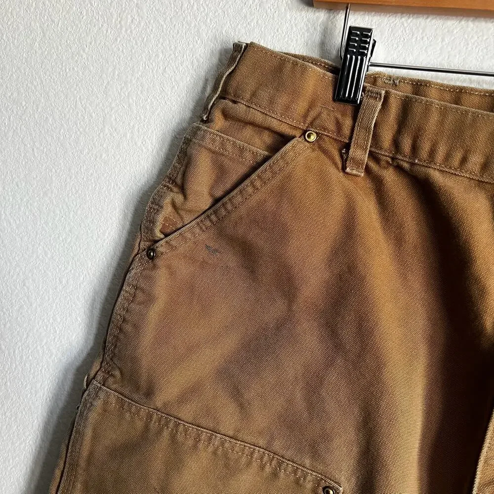 Carhartt brown double knee work wear carpenter pants